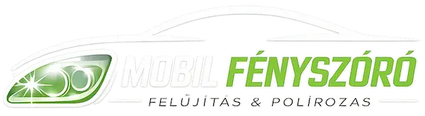 Mobil fényszóró felújítás logó áttetsző, zöld